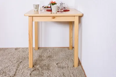 Produktbild von Tisch massiv 002 (eckig) - Abmessung 75 x 75 x 75 cm (H x B x T)