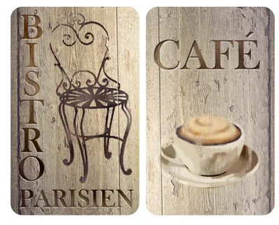 Produktbild von Glasabdeckplatte Universal Bistro, 2er Set
