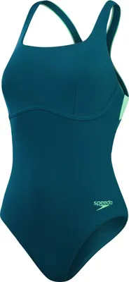 Zdjęcie produktu dla Kostium kąpielowy Speedo Flexband damski, Kolor:Zielony, Rozmiar:42