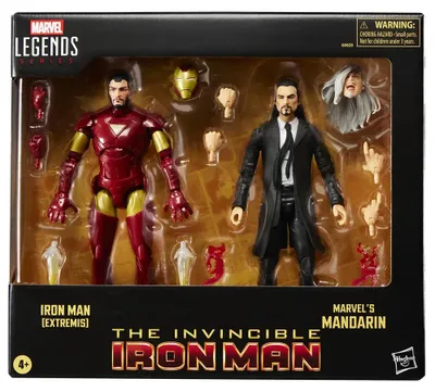 Zdjęcie produktu dla Marvel Iron Man (Extremis) i Mandaryn z serii Legends, 4 lat(a), Super Heroes, Kopolimer akrylonitrylo-butadieno-styrenowy (ABS), Nylon, Polichlorek winylu (PVC)