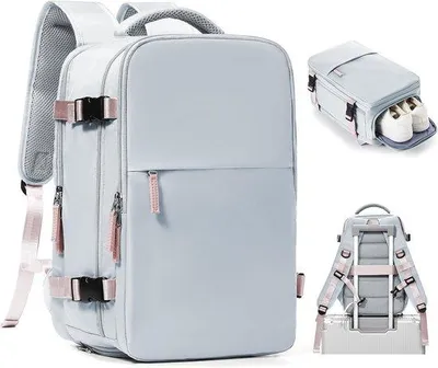 Productafbeelding van SZSYCN Ryanair handbagage 40 x 20 x 25 cm, dameskoffer, reistas, vliegtuig, Easyjet 45 x 36 x 20 cm, cabinebagage