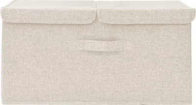 Produktbild von "SALE 2026"Gartenboxen - Creme Aufbewahrungsbox Stoff 50x30x25cm Creme Stabli Möbel1993167
