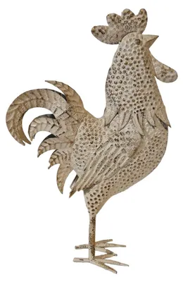 Obrázok produktu pre Dekorácia Kohút z kovu 32 x 14 x 50,5 cm