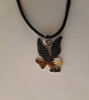 Produktbild von Stimmungskette Adler fliegend, Kette Anhänger Modeschmuck Ketten Geschenke Schmuck Vogel
