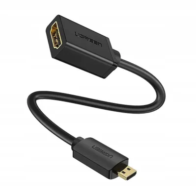 Obrázok produktu pre UGREEN 20134 Adaptér Micro HDMI na HDMI, 22 cm (čierny)