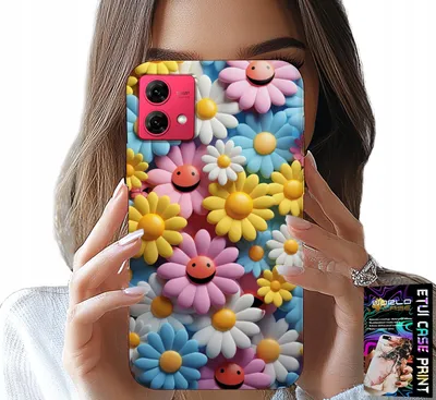 Obrázek produktu pro Pouzdro pro Motorola Edge 40 Neo - Barevné květiny, kopretiny Pouzdro