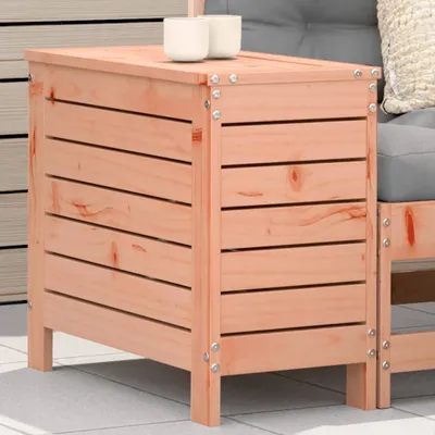 Produktbild von Design Gartenhocker 62x31,5x52 cm Massivholz Douglasie, Gartensofas 2024 Neu