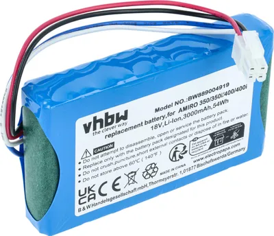 Produktbild von vhbw Akku kompatibel mit Yard Force Easymow 260B (3000mAh 18V Li-Ion)