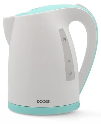 Wasserkocher 1,7 l, Edelstahl, weiß, 2200 W