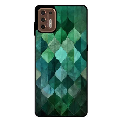 Obrázok produktu pre Smartphonica Puzdro na telefón vhodné pre Motorola Moto G9 Plus s potlačou zelených listov - Zadný kryt z TPU s dizajnom zelených listov - Green