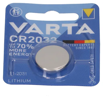 Obrázek produktu pro 4x lithiový knoflíkový článek VARTA 3V CR 2032 DL 2032 ECR 2032 L14 EA - 2032C Lithium 5004LC