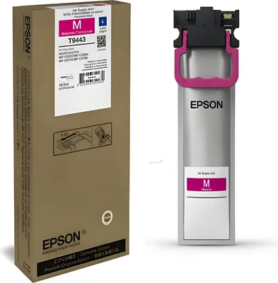 Immagine prodotto di Epson T9443 - 19,9 ml - Formato L - Magenta - Originale - Cartuccia d'inchiostro - per WorkForce Pro WF-C5210DW, WF-C5290DW, WF-C57
