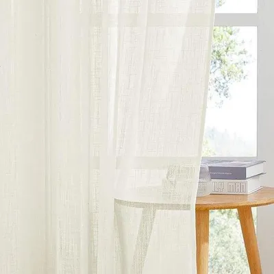 Produktbild von Famanu transparente Gardinen elegant - 160 x 140 cm