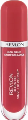 Zdjęcie produktu dla Revlon Ultra HD Vinyl Lip Polish, Czerwony, Cherry On Top, Kolorujący, Unisex, Wysoki, Masło shea