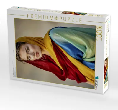 Produktbild von CALVENDO Puzzle Tüll, der jede Bewegung zum Moment macht. | 1000 Teile Lege-Größe 64x48cm Foto-Puzzle für glückliche Stunden