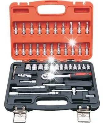 Produktbild von Strend Pro Werkzeugkoffer Set 46-teilig robust, universell