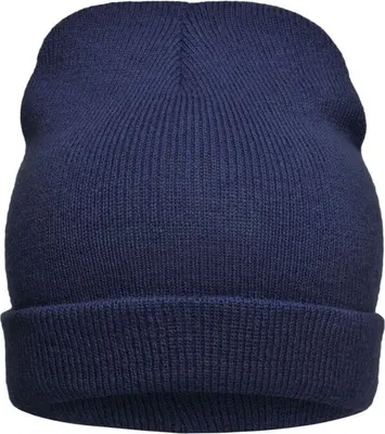 Produktbild von Sehr leichte Promotion Strickmütze mit Umschlag navy, Gr. one size
