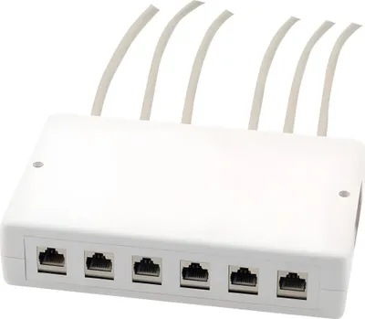 Produktbild von EFB Keystone Verteilerbox Aufputz 6/12 Port