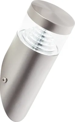 Zdjęcie produktu dla BRILLIANT LED zewnętrzna latarka ścienna Avon | nowoczesne oświetlenie zewnętrzne | stal nierdzewna/plastik | stal nierdzewna