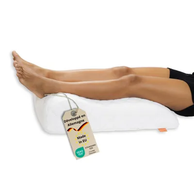 Image de Coussin pour les veines, 40 x 68 x 16.5 cm, coussin pour les jambes, coussin pour surélever les jambes, 100% coton, sleepling
