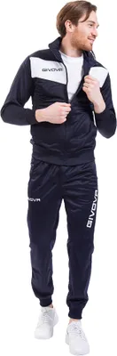 Produktbild von 4XL navy/weiß (blu/bianco)| Givova Tuta Visa Trainingsanzug