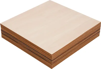 Obrázek produktu pro 30 kusů překližky, tloušťka 3 mm, snadno opracovatelná, barva dřeva