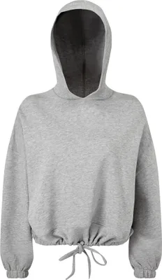 Produktbild von TriDri Damen Oversize-Kapuzenpullover in Crop-Länge RW6548 (S/M) (Grau meliert)