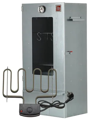 Immagine prodotto di ITA Affumicatore elettrico 7000 - Affumicatore premium con riscaldamento elettrico - Acciaio legato, con finestra di ispezione e termometro - Qualità  EU