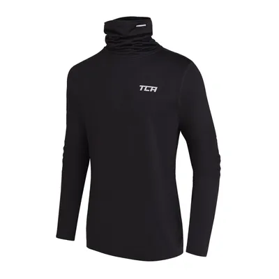 Produktbild von TCA Jungen Warm-Up Trichterhals Thermo Laufshirt - Schwarz, 10-12 Jahre