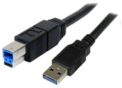 Image de StarTech.com Câble USB 3.0 SuperSpeed 3 m - A vers B Mâle / Mâle - Noir