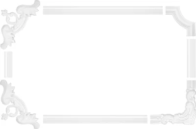 Produktbild von 1 Segment | Segmentbogen zur Leiste AD390 | Stuck | Polyurethan| stoßfest | Perfect | AD390-12