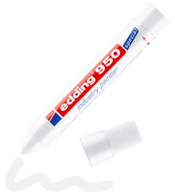 Produktbild von Edding Pastenmarker Industrie 950 10 mm weiß 1er-Blister