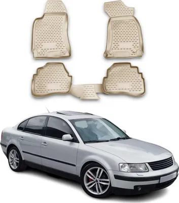 Image de 1996-2005 Tapis de sol VW Passat TPE Beige 4 pièces