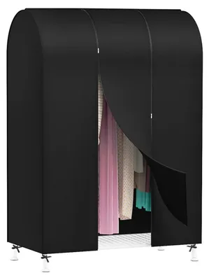 Obrázek produktu pro Oblečový vak na zip, rozměry 110 x 152 x 50 cm, černý