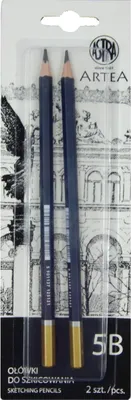 Immagine prodotto di Matita 5B blister 2 pezzi Astra Artea