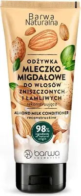 Obrázok produktu pre Barwa Naturalna odżywka do włosów zniszczonych i łamliwych Mleczko Migdałowe, 200ml