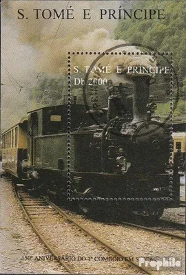 Produktbild von Briefmarken Sao Tome e Principe 1997 Mi Block366 (kompl.Ausg.) gestempelt Schweizerische Eisenbahn