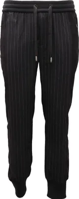 Produktbild von 2341AF pantaloni uomo DOLCE & GABBANA black Baumwolle/wool trouser man