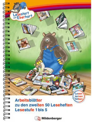Obrázek produktu pro Lesestart mit Eberhart - Arbeitsblätter zu den zweiten 50 Leseheften