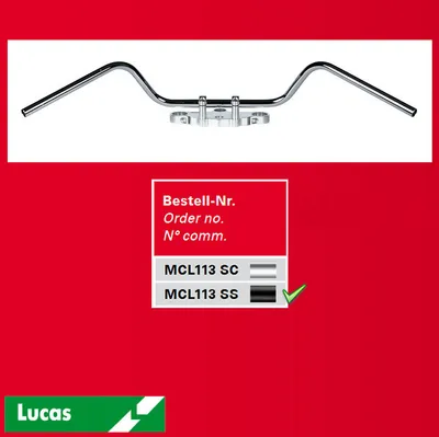 Obrázek produktu pro Ocelová řídítka Touring Low, ocel, černá