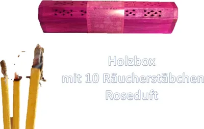 Produktbild von Holz-Räucherstäbchenbox Räucherturm Räuchersäule