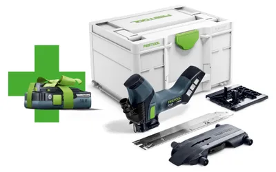 Zdjęcie produktu dla Festool ISC 240 EB Basic-4,0 akumulatorowa pilarka do izolacji 18 V 240 mm ( 577058 ) + 1x akumulator 4,0 Ah + Systainer - bez ładowarki