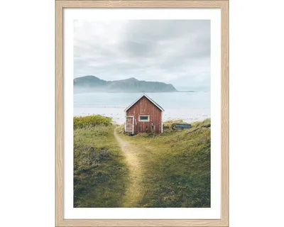 Produktbild von Gerahmtes Bild Am Fjord I 33x43 cm