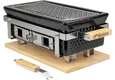 Produktbild von Baste Shichirin Tischgrill Keramik Holzkohle 39x21 cm Für 4 Personen