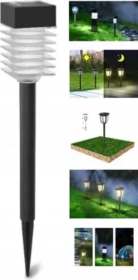 Zdjęcie produktu dla Lampa solarna ogrodowa Aigostar IP44, wodoodporna i energooszczędna