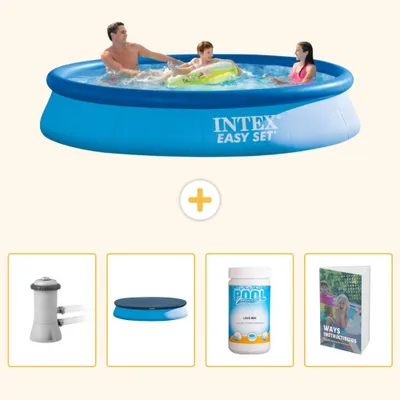 Productafbeelding van Easy Set Zwembad - Rond - 366x76 cm - 5-delig - SCB100