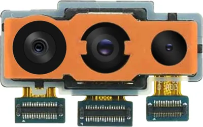 Produktbild von Clappio, Ersatzteil Rückkamera Modul + Flexkabel für Samsung Galaxy A41, Schwarz
