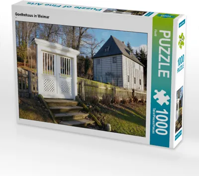 Produktbild von CALVENDO Puzzle Goethehaus in Weimar | 1000 Teile Lege-Größe 64x48cm Foto-Puzzle für glückliche Stunden