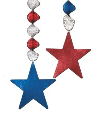 Produktbild von Windspiel mit Stern-Motiv, 2er Set, ca. 76 cm Gesamthöhe