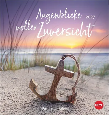 Produktbild von Augenblicke voller Zuversicht Postkartenkalender 2027